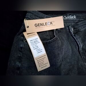 Gentle ck black denim jean shorts